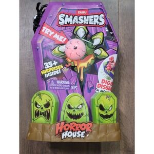 Zuru Smashers Horror House Dig Build Monster Coffin Toy Playset 35 Surprises‎